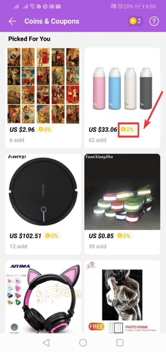 Как да купуваме за монети в Aliexpress