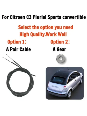 Кабел или зъбно колело за шибедах Citroen C3 Pluriel 8401Z0 8484C4